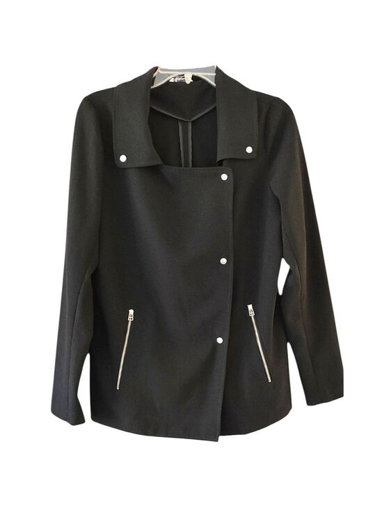Reitmans Jackets & Blazers - REITMANS Black Coat Military Style Jacket Size Large